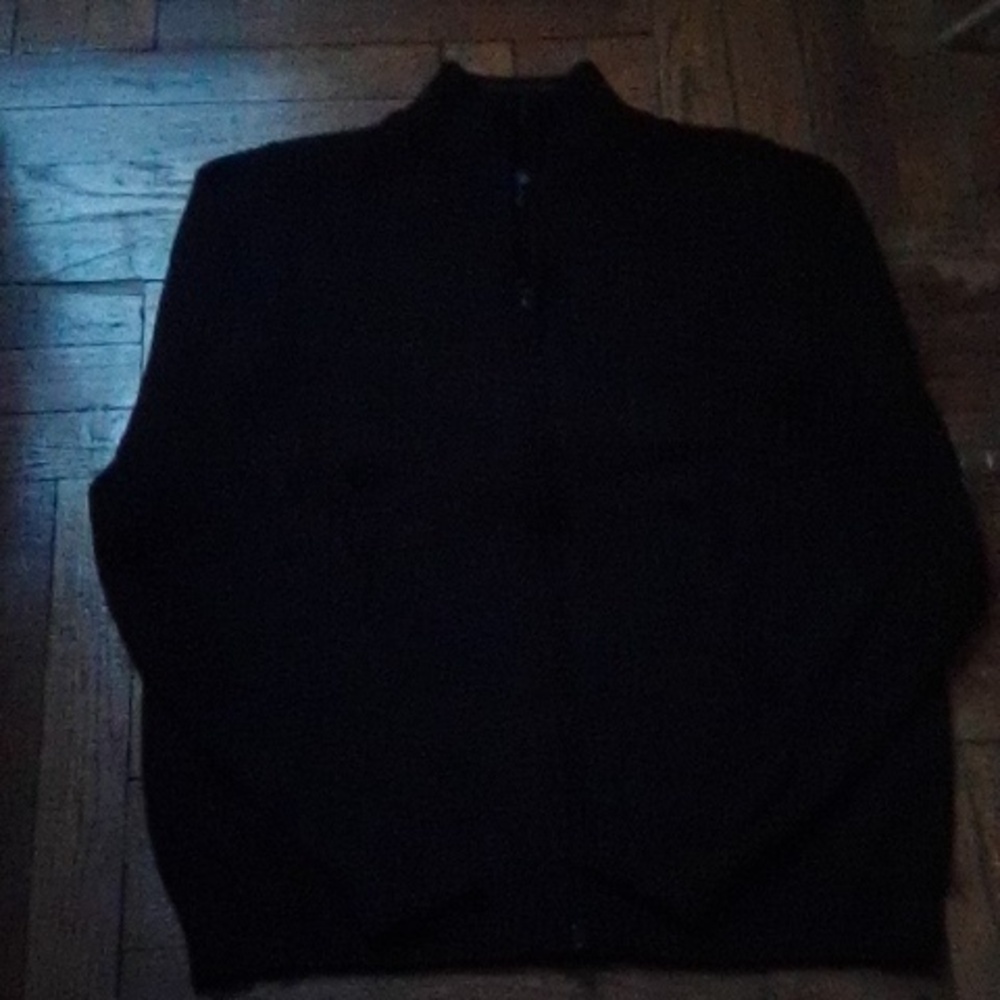 Men's SONOMA LIFESTYLE Navy Blue zipper sweater. Size: Large